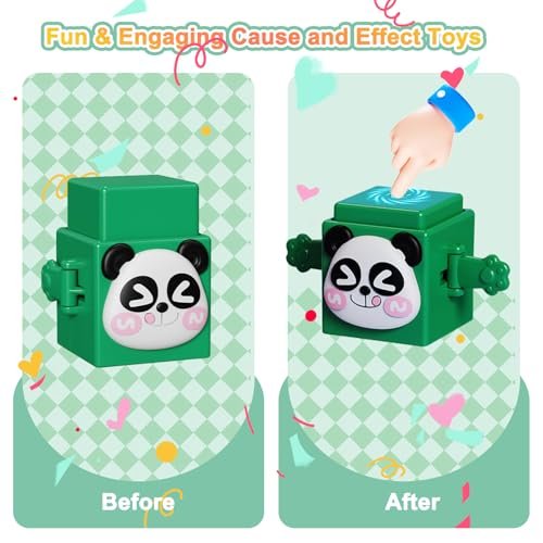 12 PCS Stacking Toys Set for Toddlers 1 2 3 4 Years Old Boys Girls Preschool Sensory Block Toys Pressable Animals Stacking Blocks with Cute Expressions Fun Christmas Birthday Gifts for Kids Ages 1+