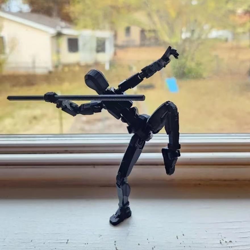 7PCS Lucky 13 Action Figures - (Assembly Completed) Titan 13 Action Figure, T13 Action Figure 3D Printed Multi-Jointed Movable,Desktop Decorations for Action Figures for Game Lovers (7PCS)