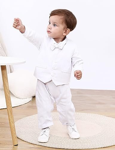 AGJ Baby Boys Girls Oxford Dress Shoes Infant Toddler PU Leather Soft Sole Wedding Walking Non-Slip Shoe