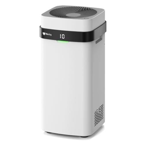 Airdog X5 Air Purifier with TPA Technology – Up to 20X More Effective than HEPA, Ideal for Rooms Up to 450 sqft - Washable Filter and Whisper Quiet