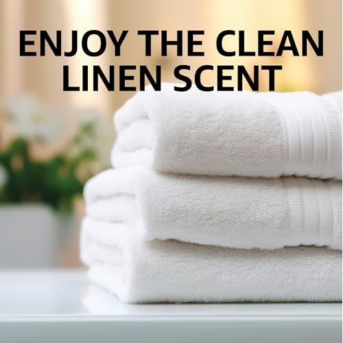 Amazon Basics Concentrated Liquid Laundry Detergent, Clean Linen, 110 loads, 82.5 Fl Oz (Previously Solimo)