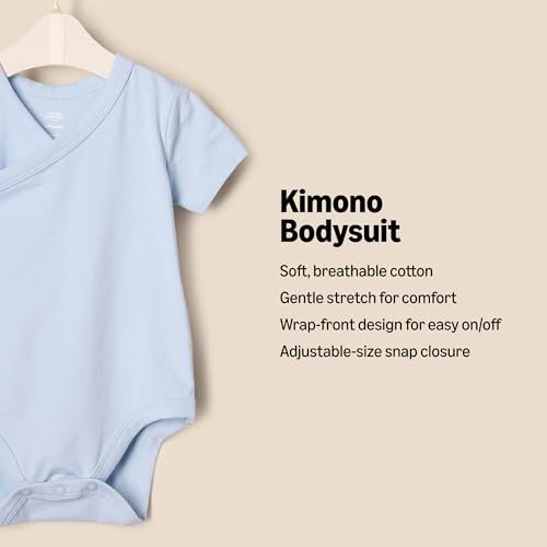 Amazon Essentials baby-girls Side Snap Short Sleeve Bodysuit