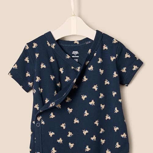 Amazon Essentials baby-girls Side Snap Short Sleeve Bodysuit