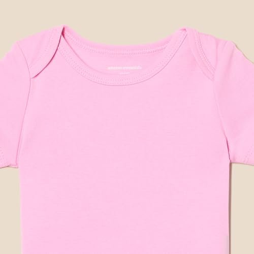 Amazon Essentials Unisex Babies' Short-Sleeve Bodysuits, Multipacks