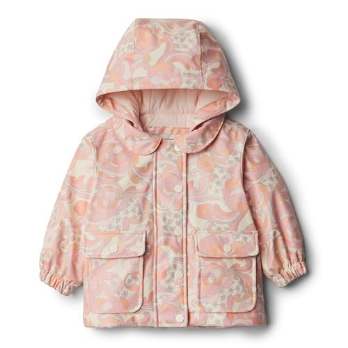 Amazon Essentials x Sofia Grainge Toddlers and Baby Girls' Water-Repellent Rain Jacket