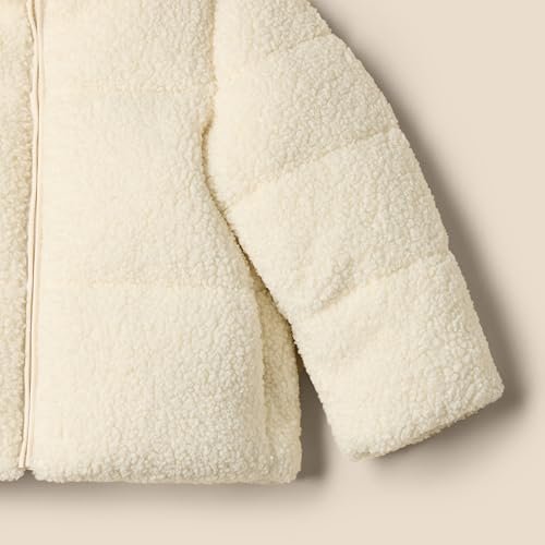 Amazon Essentials x Sofia Grainge Unisex Toddlers and Babies' Teddy Puffer Jacket