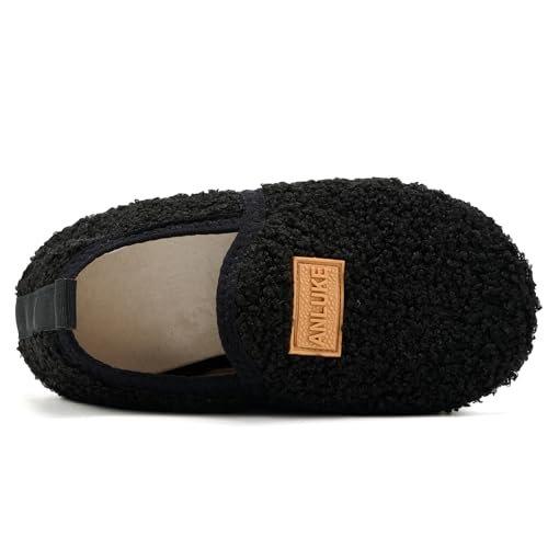 ANLUKE Kids Toddler Slippers Boys Girls Indoor House Shoes Non-Slip Slippers Socks Outdoor Warm Walking Shoes