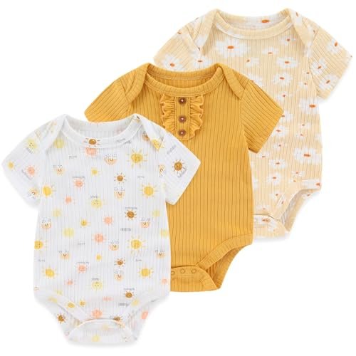 Baby Bodysuit Boy Girl Clothes Soft Newborn Infant Outfit Short Sleeve Romper