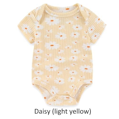 Baby Bodysuit Boy Girl Clothes Soft Newborn Infant Outfit Short Sleeve Romper