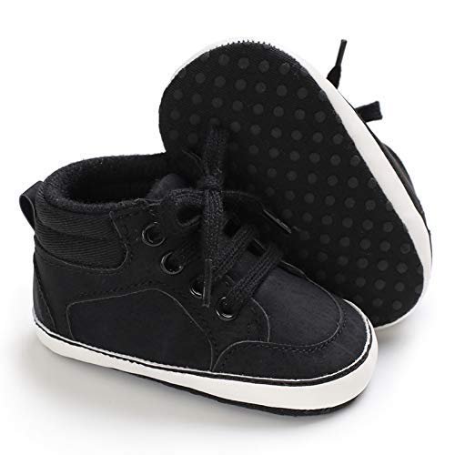 Baby Boys Girls Booties Fleece Anti-Slip Soft Sole Boots Toddler First Walker Warm Shoes