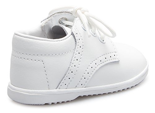 Baby Boys Infant to Toddler Oxford Christening Shoes (2 M US Infant, White*, Numeric_2)