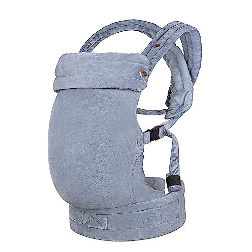 Baby Carrier for Newborn to Toddler, 7-35 lbs Weight Capacity, Ergonomic Backpack Design, Front and Back Facing Options, Blue