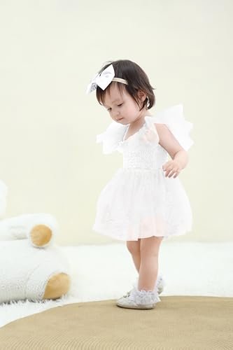 Baby Girl Clothes Infant Tulle Romper Ruffe Sleeveless Bodysuit Baby Girl Outfits Infant Girl Dress 0-18M