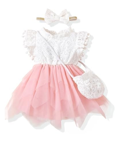 Baby Girl Dress Infant Summer Outfits Toddler Sleeveless Tulle Dress Wedding Flower Birthday Dresses for Girls
