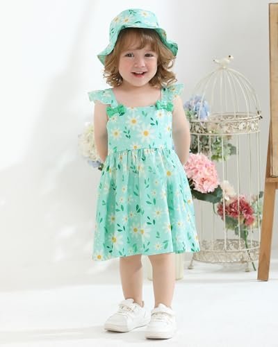 Baby Girl Dress Newborn Girls Summer Boho Dresses Infant Sleeveless Flower Sundress Todddler Baby Clothes