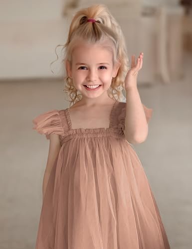 Baby Girl First Birthday Outfit Cake Smash 1st Birthday Dress with Flower Headband
