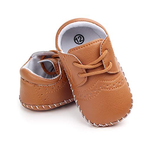 Baby Girls Boys Shoes Newborn Oxford Loafers Adorable Infant Toddler Crib Shoes Prewalker PU Sneakers