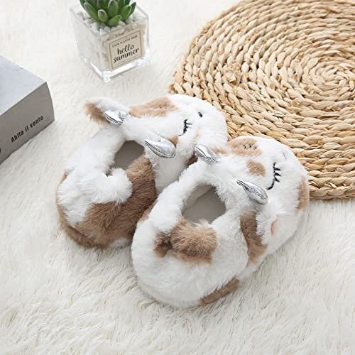 Baby Girls' Cartoon Indoor Anti Slip House Slippers