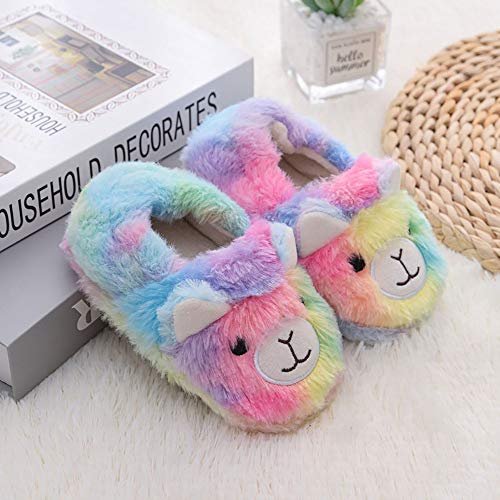 Baby Girls' House Slippers with Non-Slip Rubber