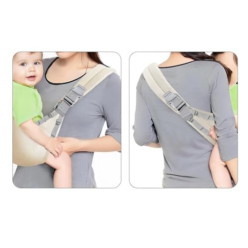 Baby Sling Carrier Newborn to Toddler, Baby Hip Seat for Toddler Sling, Baby Holder Carrier, Nursing Sling, Carrying 10-30 lbs (Khaki)