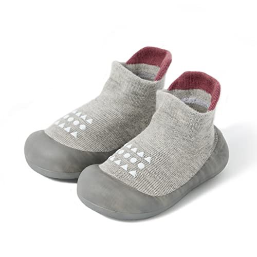 Baby Sock Shoes Baby Walking Shoes Infant Non-Slip Breathable Slippers with Soft Rubber Sole Baby Boys Girls Sneakers
