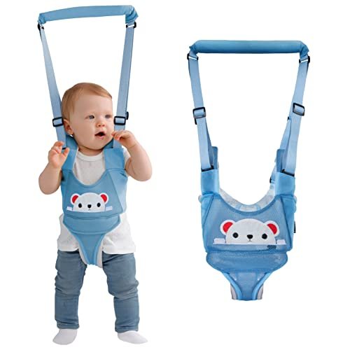 Baby Walking Harness - Handheld Kids Walker Helper - Toddler Infant Walker Harness Assistant Belt - Child Baby Walk Learning Help Support Assist Trainer Tool - for 7-24 Month Old