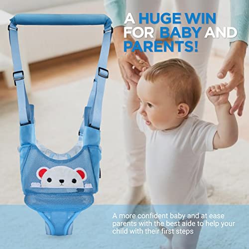 Baby Walking Harness - Handheld Kids Walker Helper - Toddler Infant Walker Harness Assistant Belt - Child Baby Walk Learning Help Support Assist Trainer Tool - for 7-24 Month Old