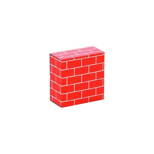 Bankers Box at Play Heavy Duty Jumbo Cardboard Building Blocks, 40 Pack, Large and Medium Toy Blocks for Kids and