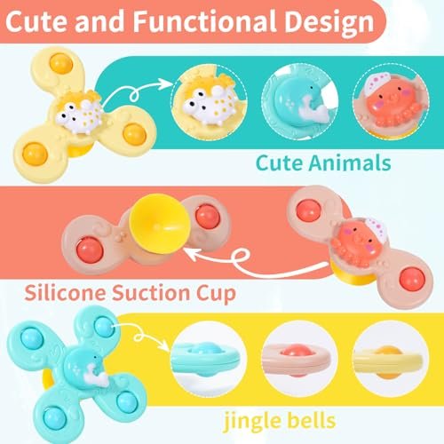 Bath Toys Toddlers（37PCS） Duck Slide Bath Toy Track with 3 Rotating Suction Cups Toys,Bath Toys for Kids Ages 4-8 , DIY Bathtub Time Birthday Gifts for Toddler Kids 3+ Years Old