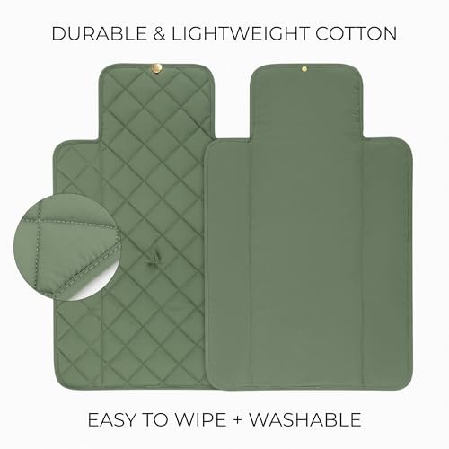 Beautiful Padded Changing Pad - Portable, Soft and Easy to Clean Diaper Changing Mat for Babies - The Perfect Lightweight & Foldable Pad for Traveling