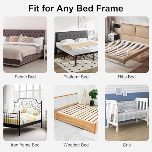 Bed Rail for Toddlers,Swing Down Kids Bed Rails Guard for Twin,Full,Queen,King,Bunk Size Bed,Extral Tall Child Bed Rail Guard with Reinforced Anchor Safety System(Grey, 32inch)