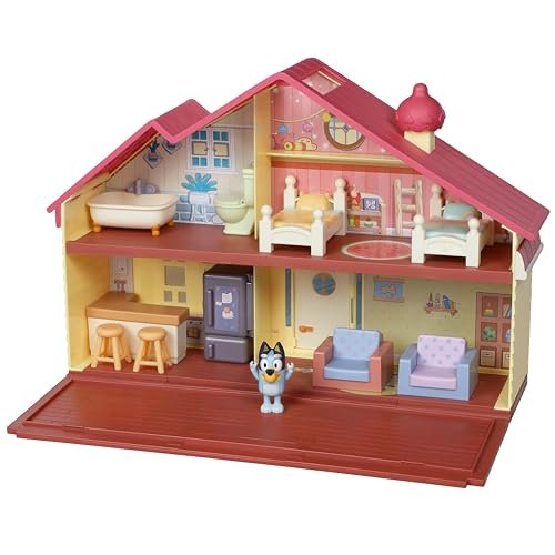 Bluey Toy House Playset, Mega Bundle Family Home & BBQ Playhouse Toys, Bluey, Bingo, Bandit, Chilli, House Playset for Toddlers 3-5, Amazon Exclusive