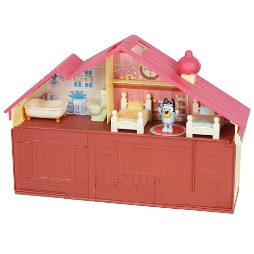 Bluey Toy House Playset, Mega Bundle Family Home & BBQ Playhouse Toys, Bluey, Bingo, Bandit, Chilli, House Playset for Toddlers 3-5, Amazon Exclusive