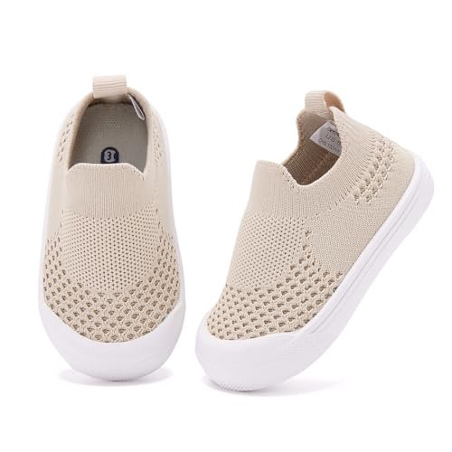 BMCiTYBM Baby Sneakers Girls Boys Lightweight Breathable Mesh First Walkers Shoes 6-24 Months