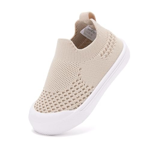 BMCiTYBM Baby Sneakers Girls Boys Lightweight Breathable Mesh First Walkers Shoes 6-24 Months