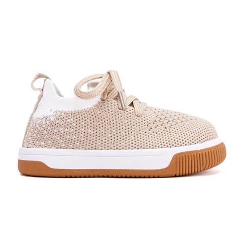 BMCiTYBM Baby Walking Shoes Infant Boys Girls Slip On Tennis Sneakers Lightweight Barefoot Sock Shoes Outdoor Indoor Non-Slip Sneakers for Toddler 6 9 12 18 24 Months