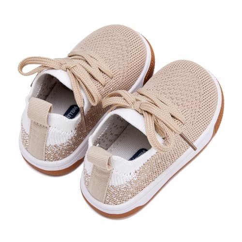 BMCiTYBM Baby Walking Shoes Infant Boys Girls Slip On Tennis Sneakers Lightweight Barefoot Sock Shoes Outdoor Indoor Non-Slip Sneakers for Toddler 6 9 12 18 24 Months