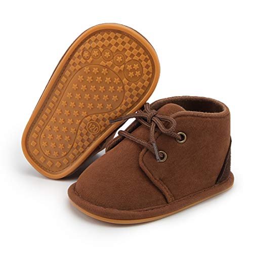 CENCIRILY Baby Booties Newborn Girl Boy shoes Infant Fleece Cozy Fur Lining Winter Warm Ankle Boots Rubber Sole Anti-Slip Prewalker Boots
