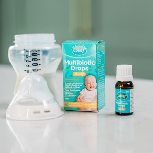 Colief Probiotic Drops Baby | 1.1 Billion Live Cultures | Lactobacillus Rhamnosus & Bifidobacterium Infantis | Suitable from Birth | Scientically Proven Friendly Bacteria | 0.27 Fl Oz