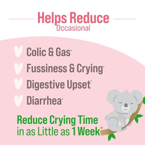 Culturelle Baby Digestive Calm & Comfort Probiotic (Age 0-12 Mos) 8.5Ml, Helps Periodic Colic, Gas, Fussiness, Crying & Digestive Upset In Infants & Newborns, Vegan Non-Gmo Gluten-Free, 1 Mos. Supply