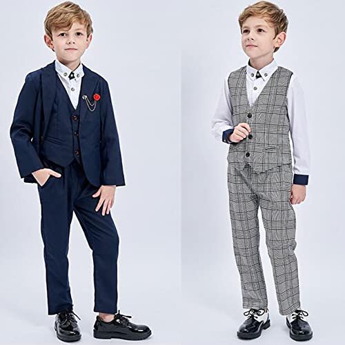DADAWEN Children's Boy's Girl's Lace-Up School Uniform Shoes Comfort Oxford Dress Shoes (Toddler/Little Kid/Big Kid)