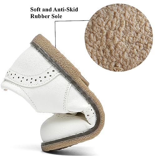 DADAWEN Toddler Boys Girls Dress Shoes Comfort Oxford Shoes Wedding Church Dress Shoes Lace Up School Uniform Loafer Flats (Toddler/Little Kid)