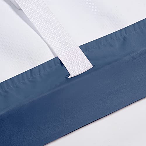 david's Kids 3 Pack Changing Pad Cover Set, Ultra Soft Breathable Cozy Microfiber Diaper Change Table Sheets for Baby Boys Girls Netural, Fit Most Changing Pads, White & Light Grey & Navy Blue