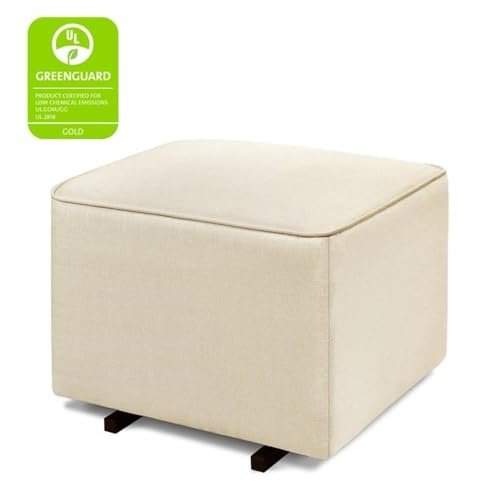 DaVinci Universal Gliding Ottoman in Natural Oat, Greenguard Gold & CertiPUR-US Certified
