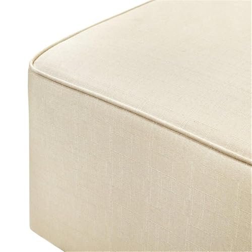 DaVinci Universal Gliding Ottoman in Natural Oat, Greenguard Gold & CertiPUR-US Certified