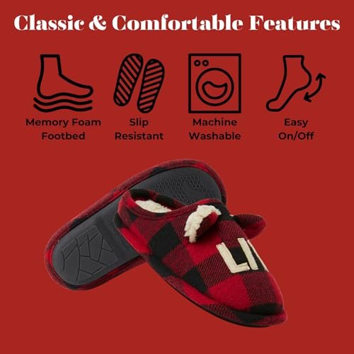Dearfoams Toddler and Kids' Lil Bear Baby Bear Slipper
