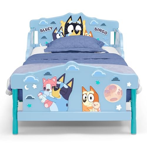 Delta Children - Bluey 3D Toddler Bed, Blue