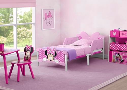 Delta Children Minnie Mouse 3D Toddler Bed, Pink