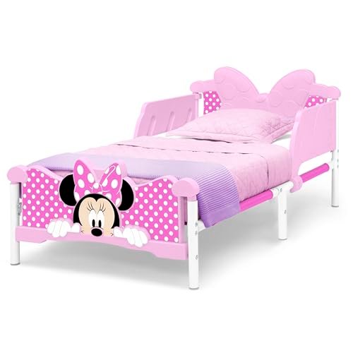 Delta Children Minnie Mouse 3D Toddler Bed, Pink