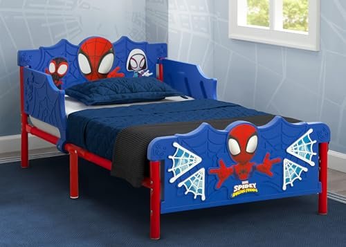Delta Children Spidey and His Amazing Friends 3D Toddler Bed, Blue